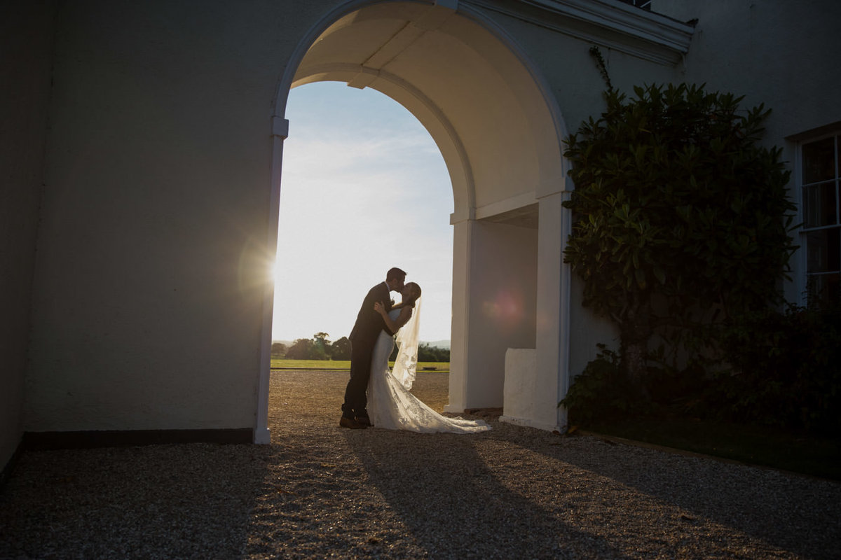 Sunset at Rockbeare Manor Devon