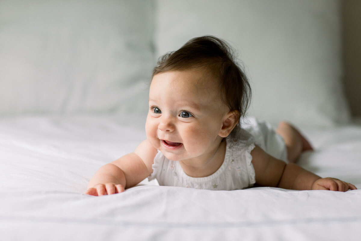 baby photoshoot by New Hampshire maternity photographer