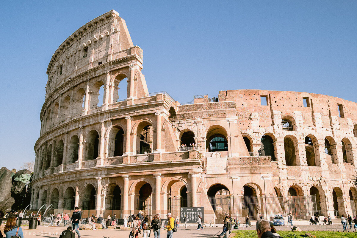 The Colosseum in Rome by a photographer in Italy