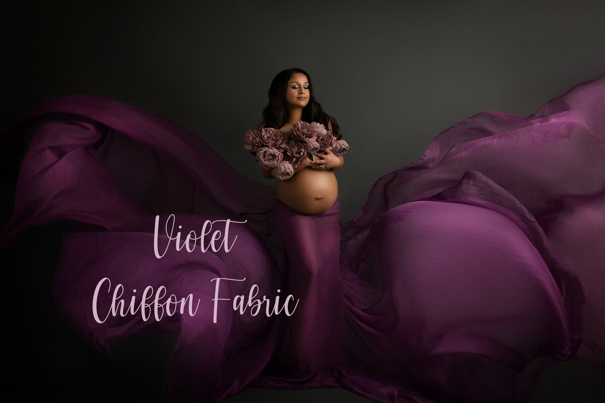 VioletChiffonFabric