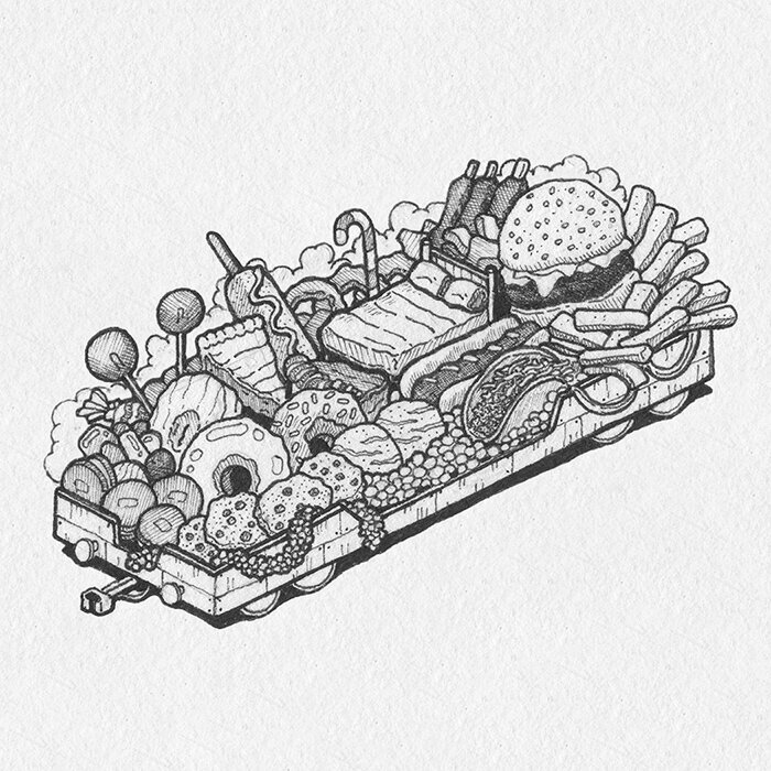 Pen and Ink Illustration of Inktober 2023 prompt: Dream
