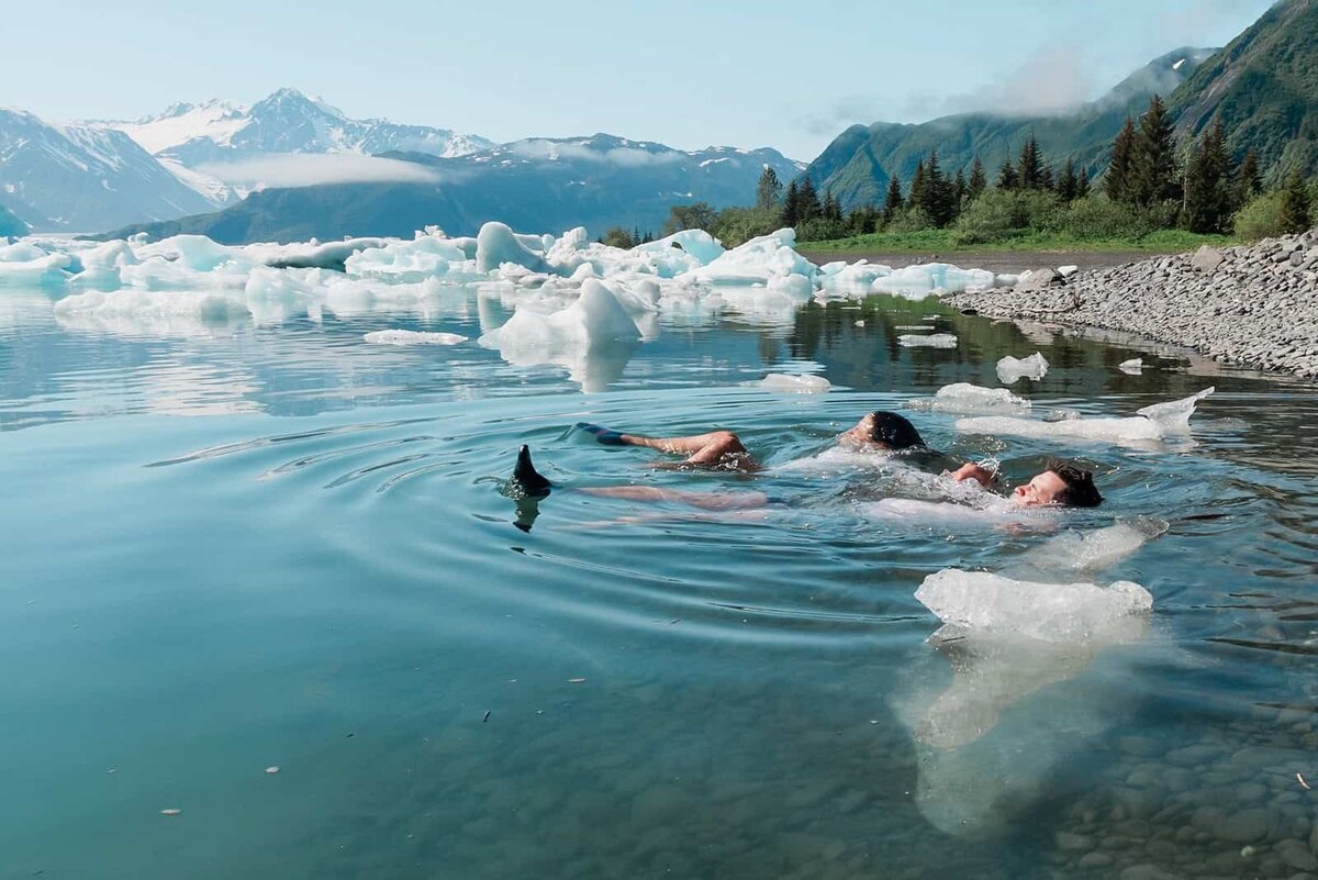 Luxury-Multi-Day-Alaska-Elopement-cold-plunge-glacier-3