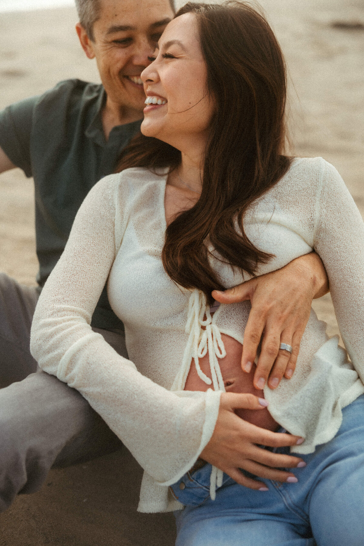LA Beach Maternity Photography 94