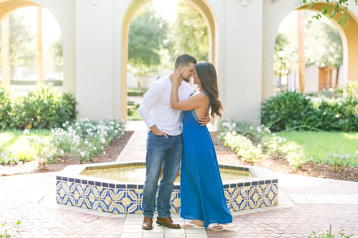 Orlando engagement photographer |  Orlando wedding photographer | Angela and Matt Rollins College Engagement session_-6
