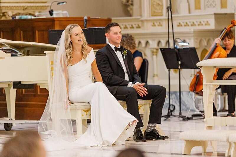 Wedding Ceremony at St. Mary’s in Evansville114