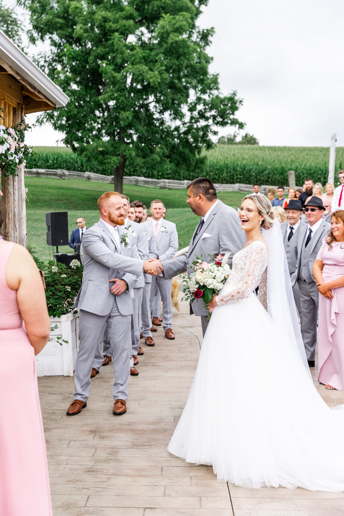 West-Virginia-Wedding-Ceremony-Bride-Groom-Father