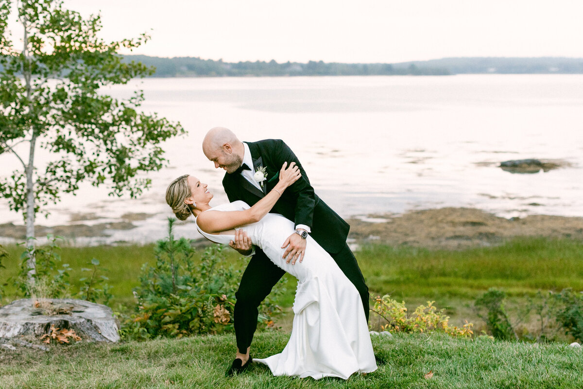 A Coastal Private Estate Wedding on Cousins Island, Maine _-96