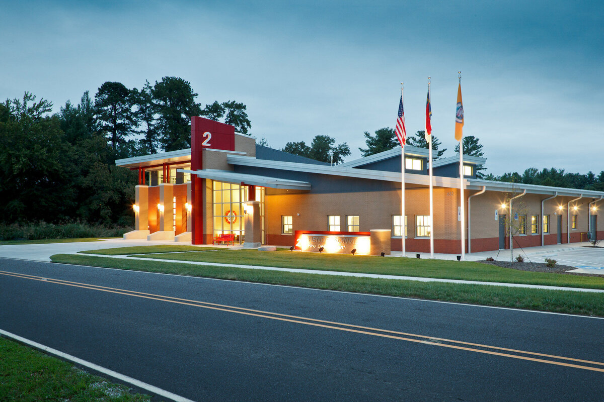 Hendersonville Fire Department facilities built by Cooper Construction - 1