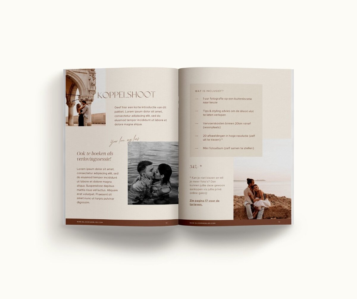 Canva brochure template Blooming Bliss 7