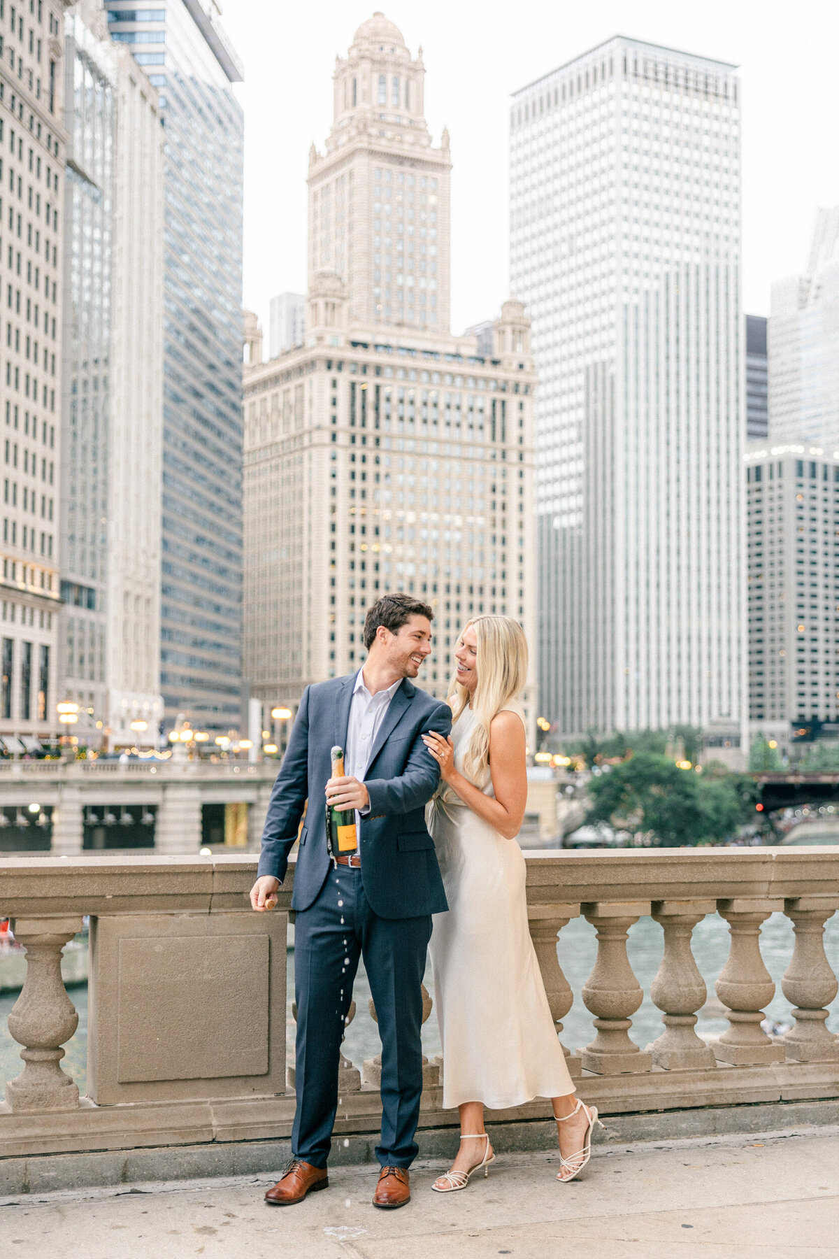 Lexi Benjamin Photography_A Downtown Chicago Engagement Session-30