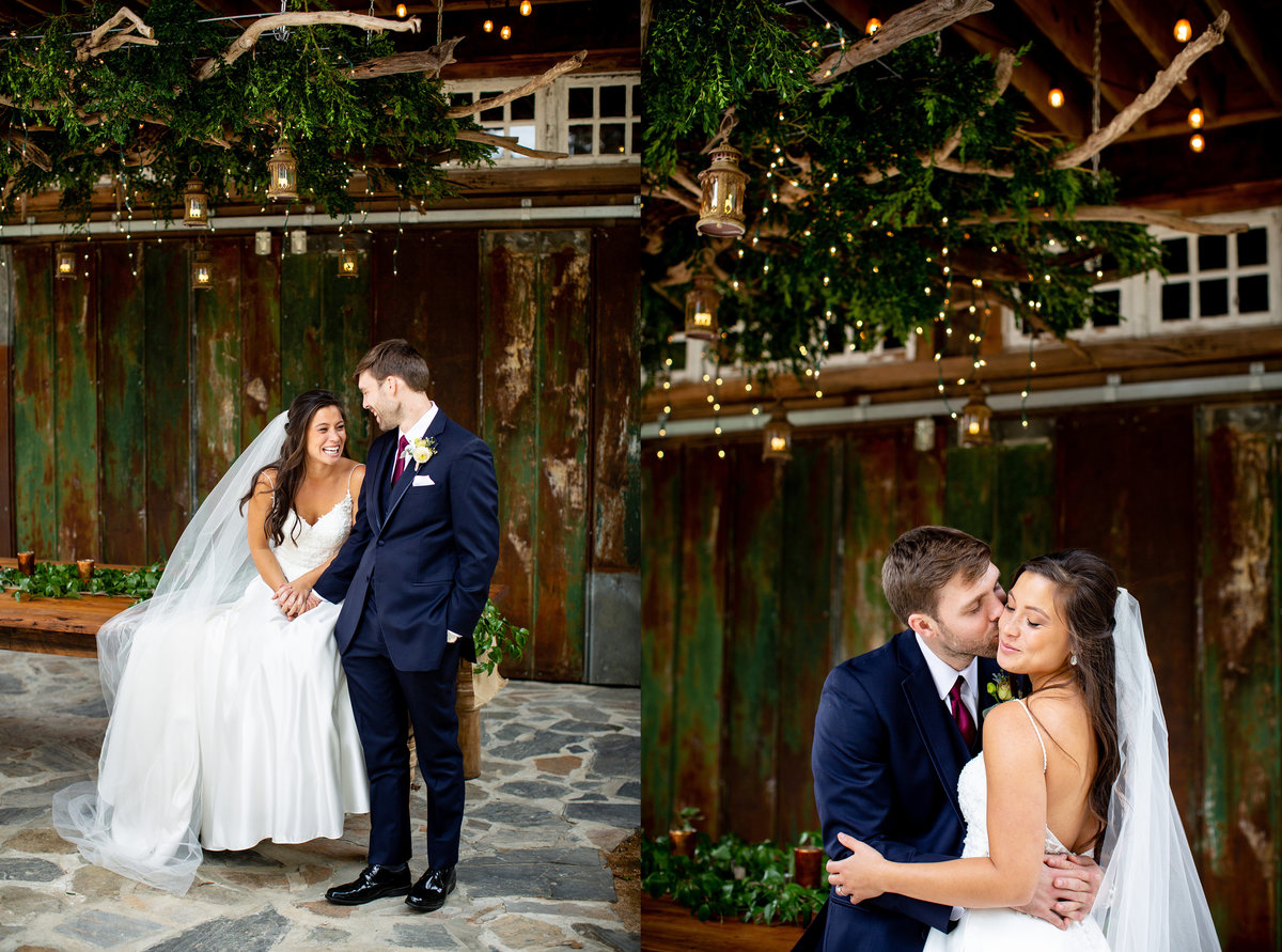 A gorgeous outdoor wedding in the fall at Sassafras Fork Farm