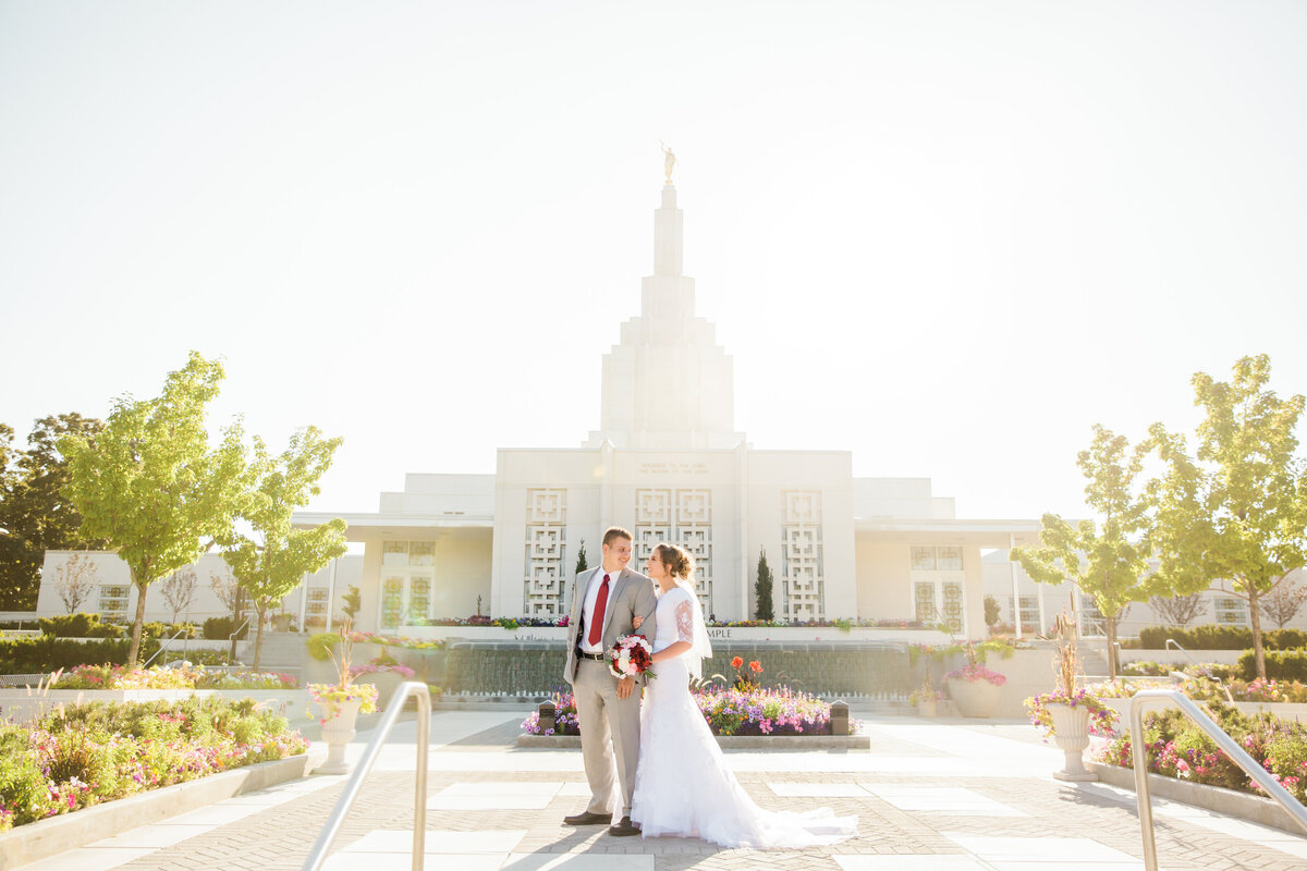 Idaho Falls LDS Temple wedding