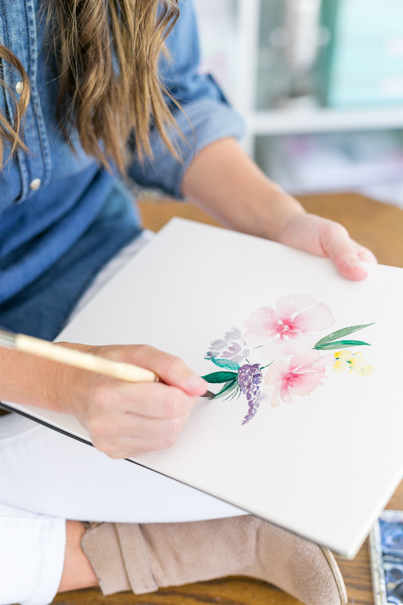 Orlando branding photographer | Cami Monet watercolor artist brand session_-14