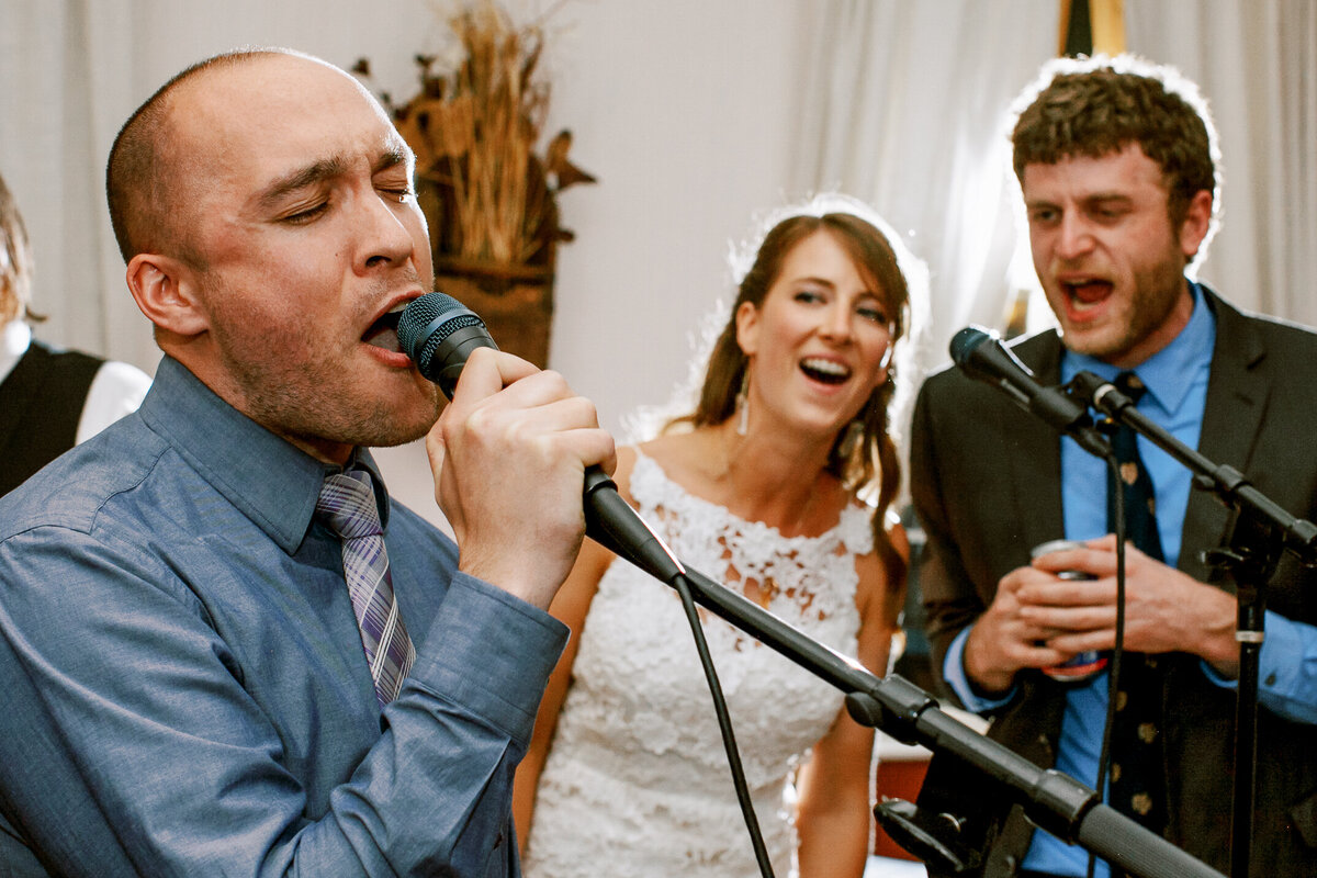 Wedding reception at the Chautauqua Dining Hall in Boulder Colorado
