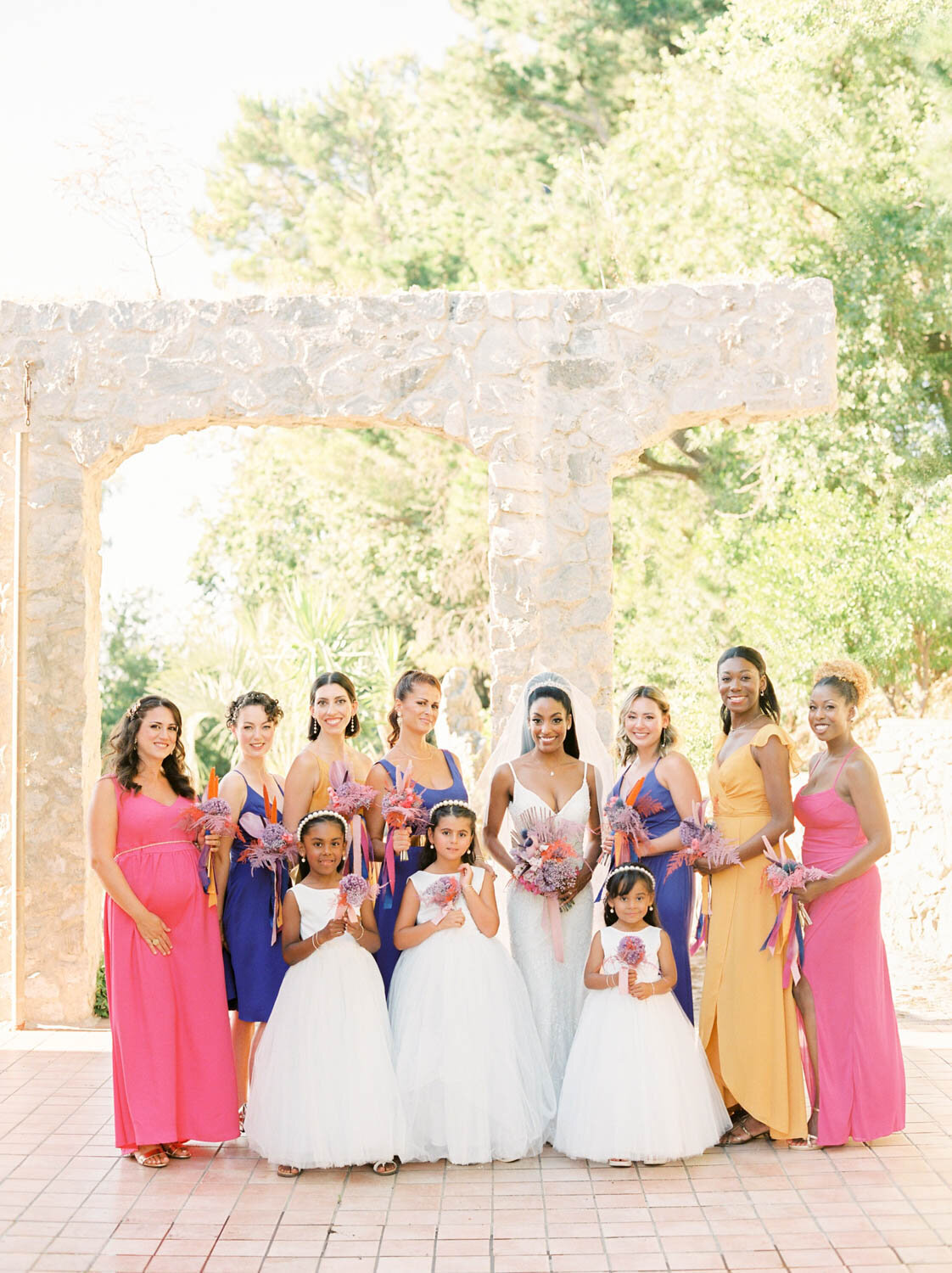Bridal Party Sicily Wedding