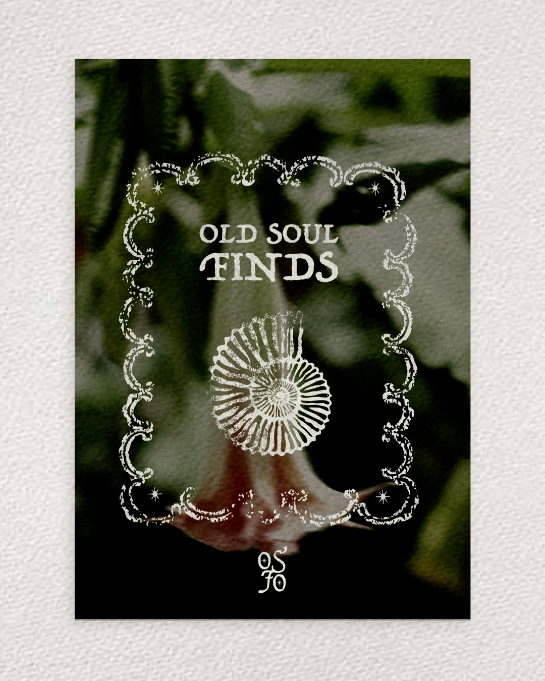 yoga mat design for a yoga studio light academia branding