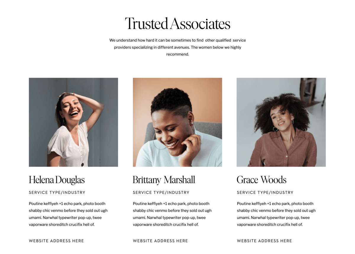 Client Manager Showit Screenshot