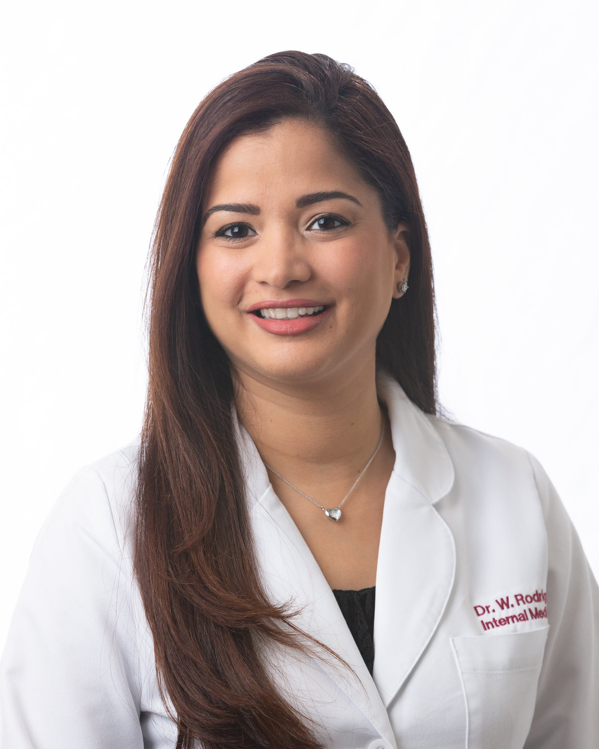 Portrait of Wilsania Rodriguez for her medical practice.