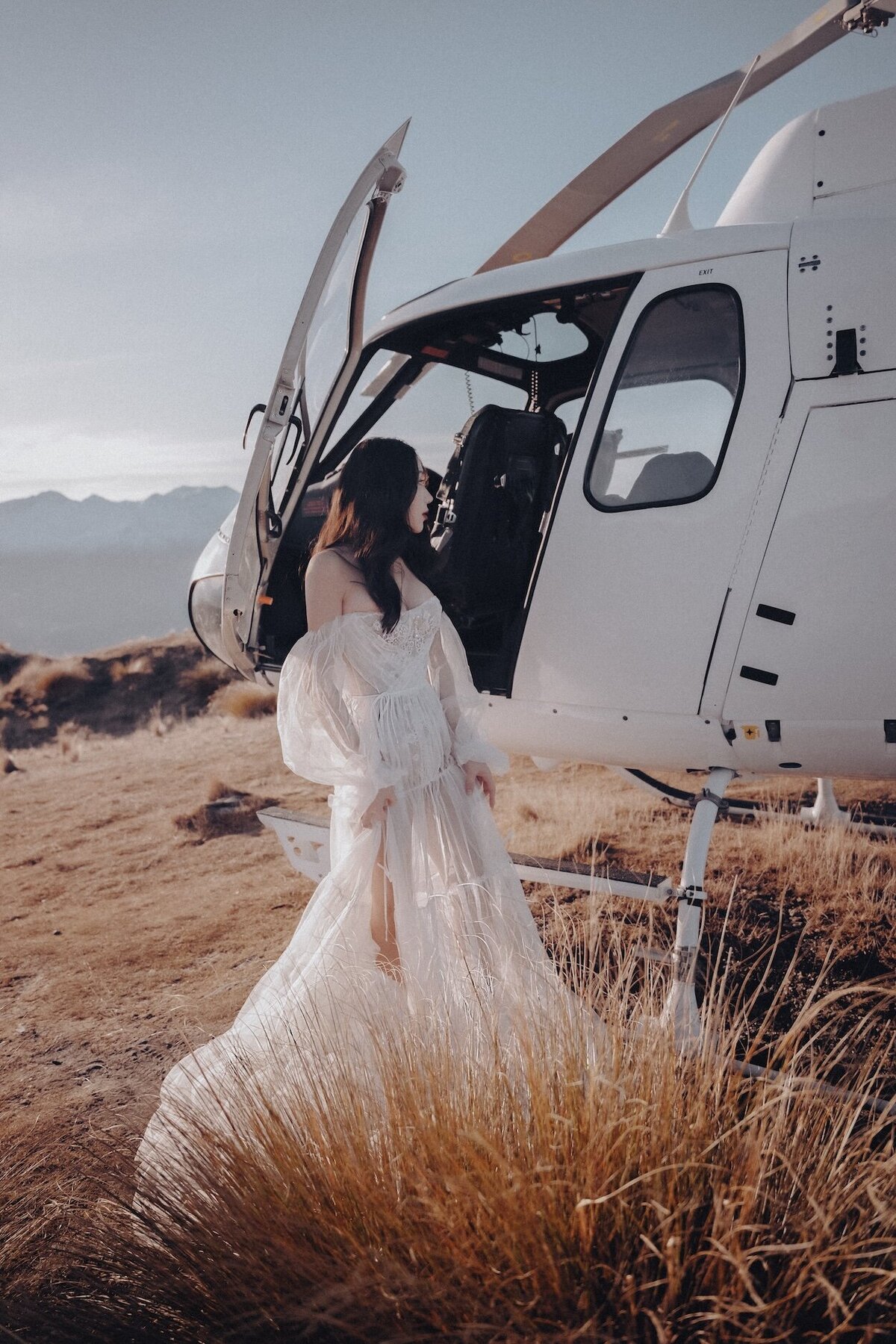 Helicopter Wedding, Coromandel Peak, Wanaka.