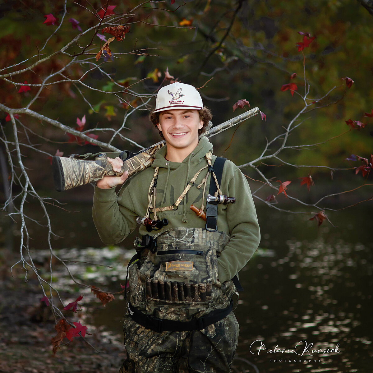 Arkansas Senior Hunting Portraits Photographer Melanie Runsick Photography