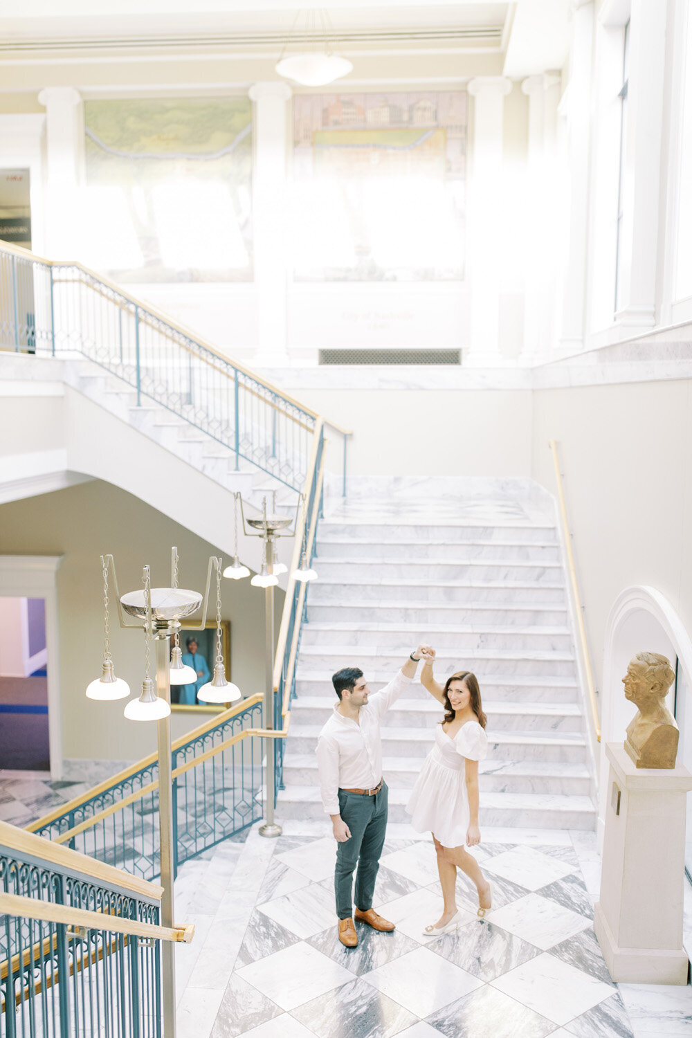 nashville-library-engagement-session
