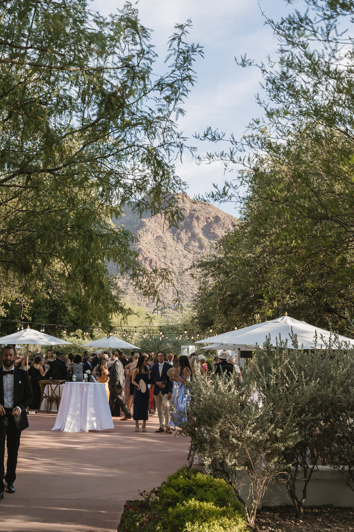 Cocktail hour with Camelback Mountain at El Chorro
