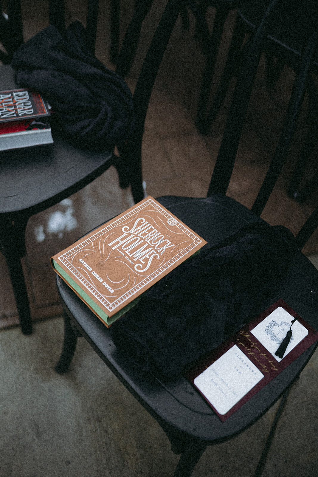 Custom Wedding Program Bookmarks with Wedding Monogram and Wedding Favor Gift