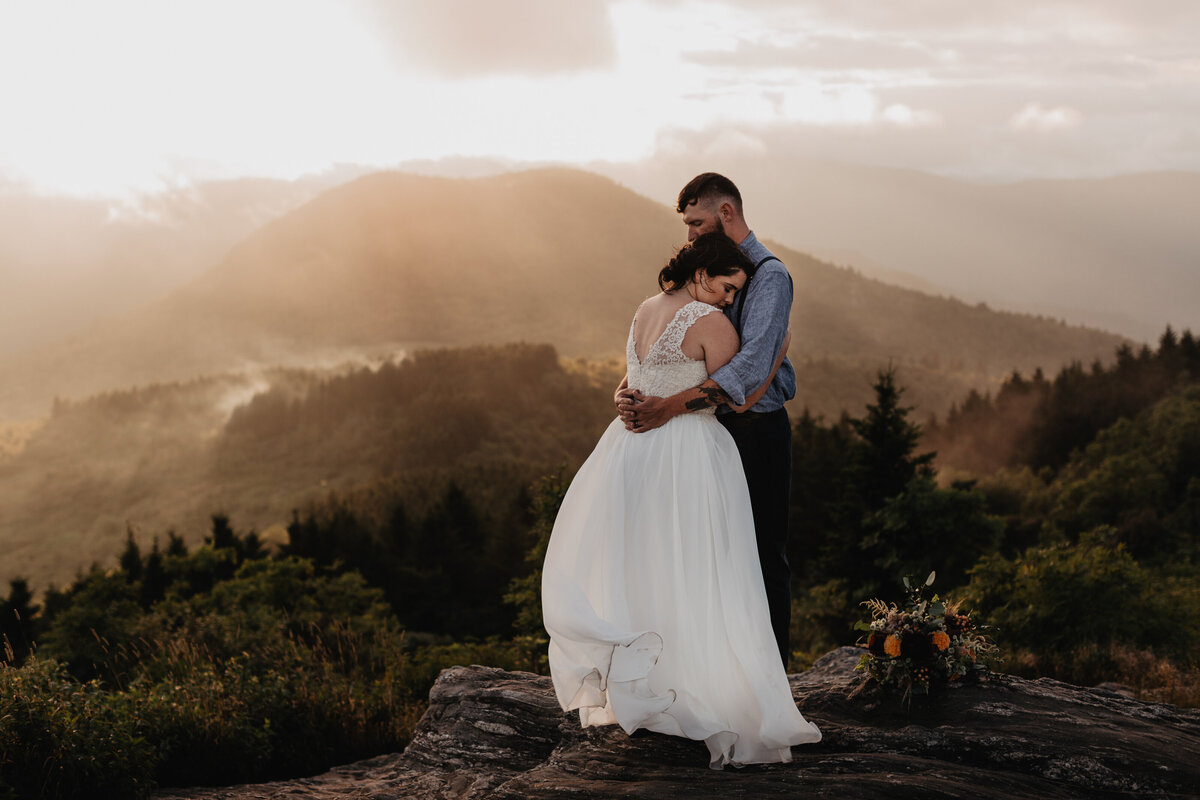 Blue Ridge Mountains Elopement in North Carolina