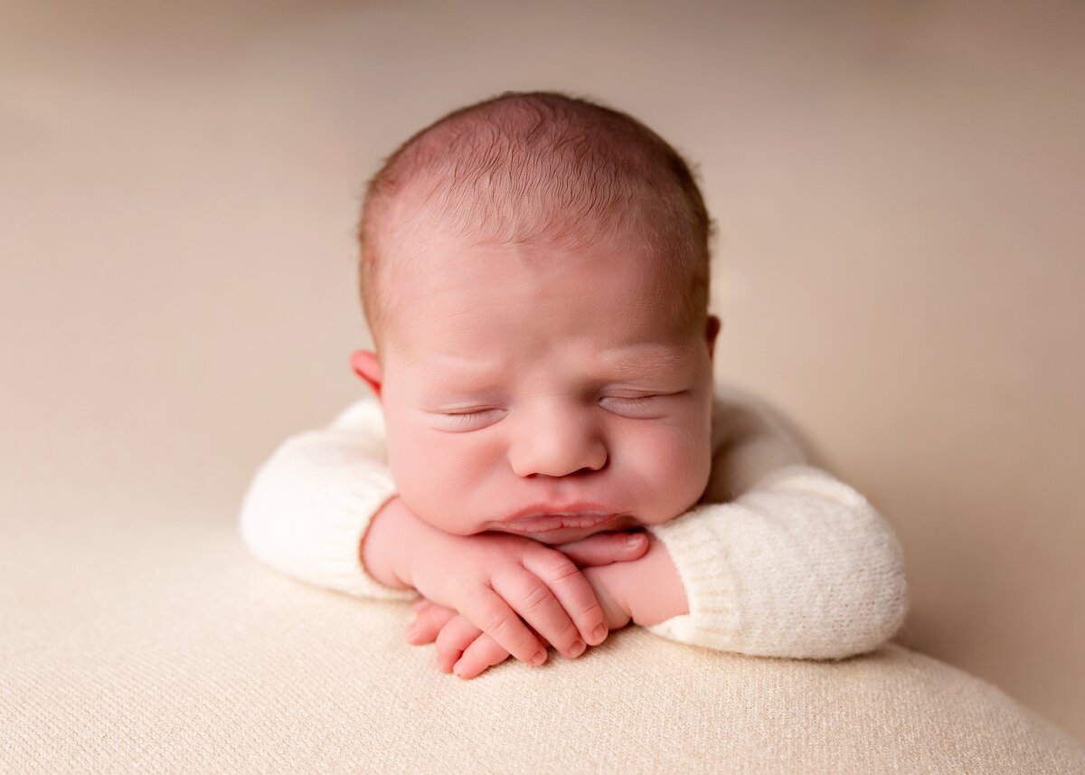 Newborn portrait by Two Wild Souls Photography, serving Rochester, MI