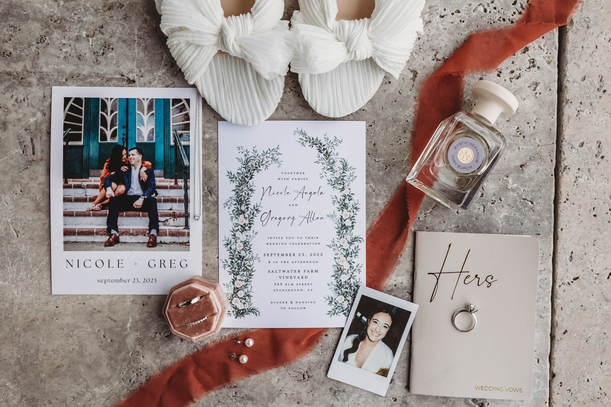 flatlay-photographer-ct-wedding-saltwater-vineyard-stonington