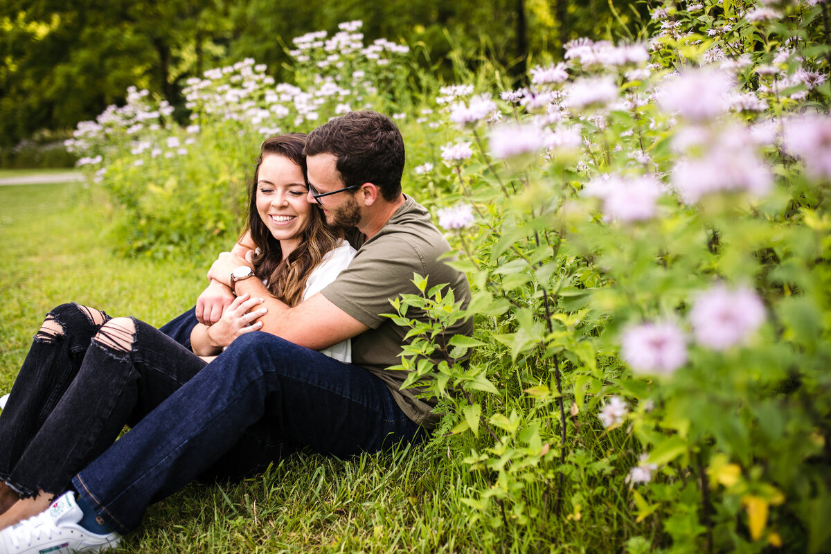 Fort Harrison State Park Outdoor Engagement Session Indianapolis