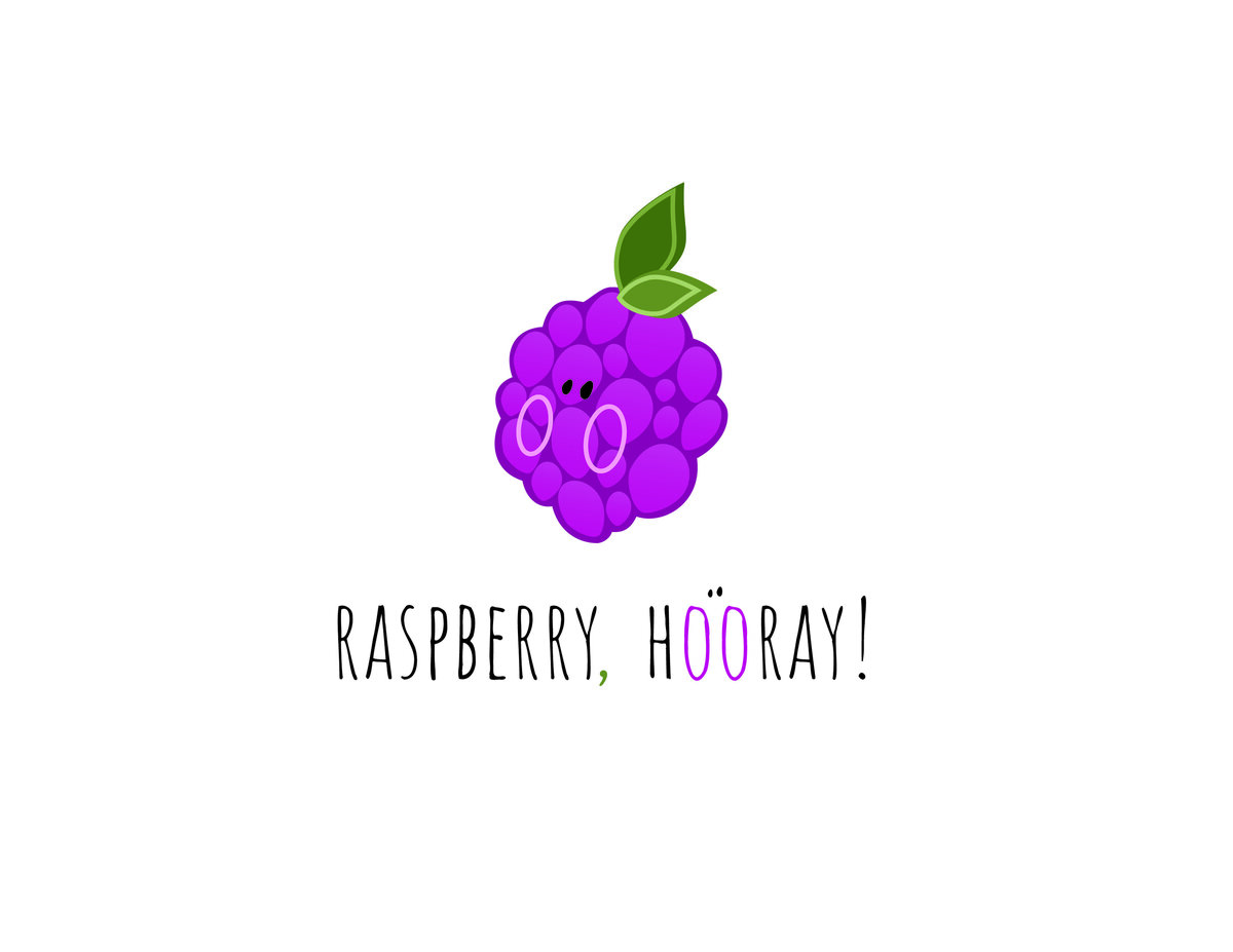raspberry hooray logo textured2