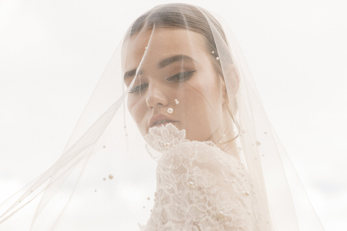 Bridal Portrait Editorial Photoshoot in Greece 14