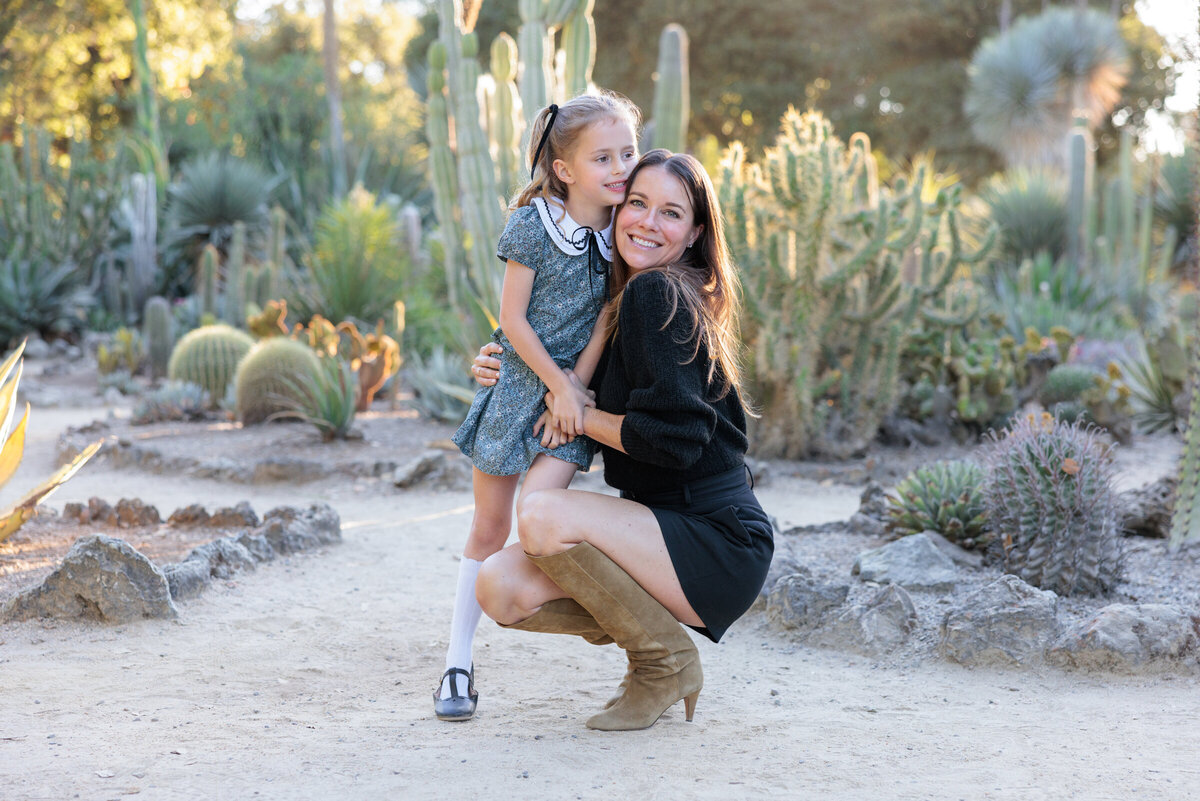Palo alto family session at arizona cactus garden. Best Bay area family photographer