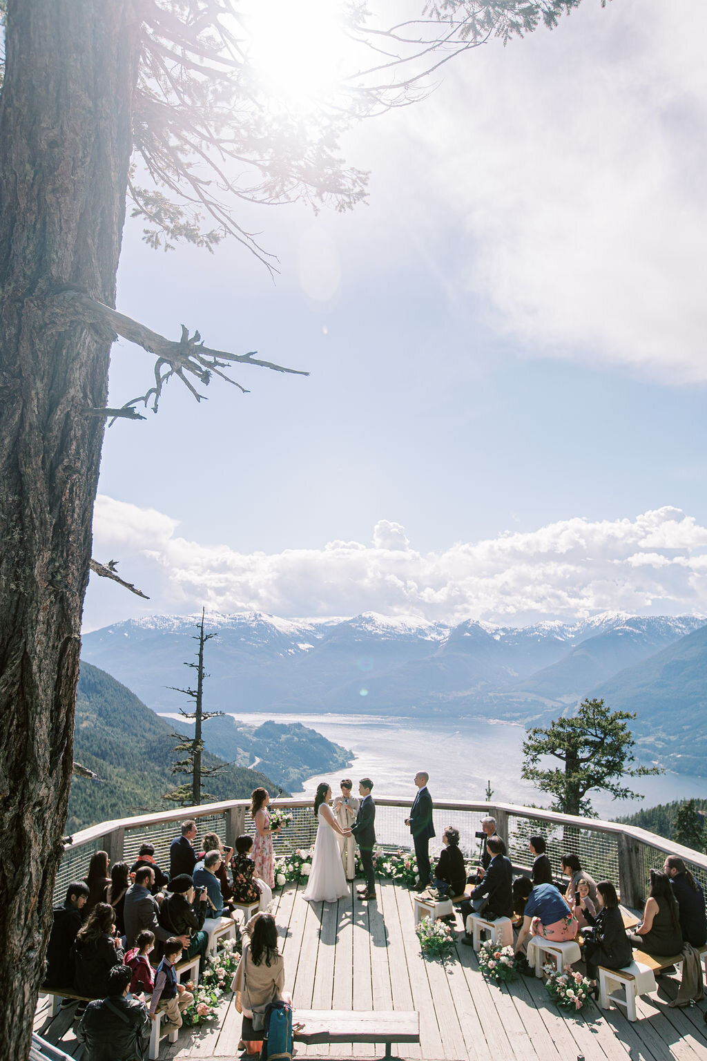 Sea to Sky Gondola Squamish wedding ceremony - Within the Flowers