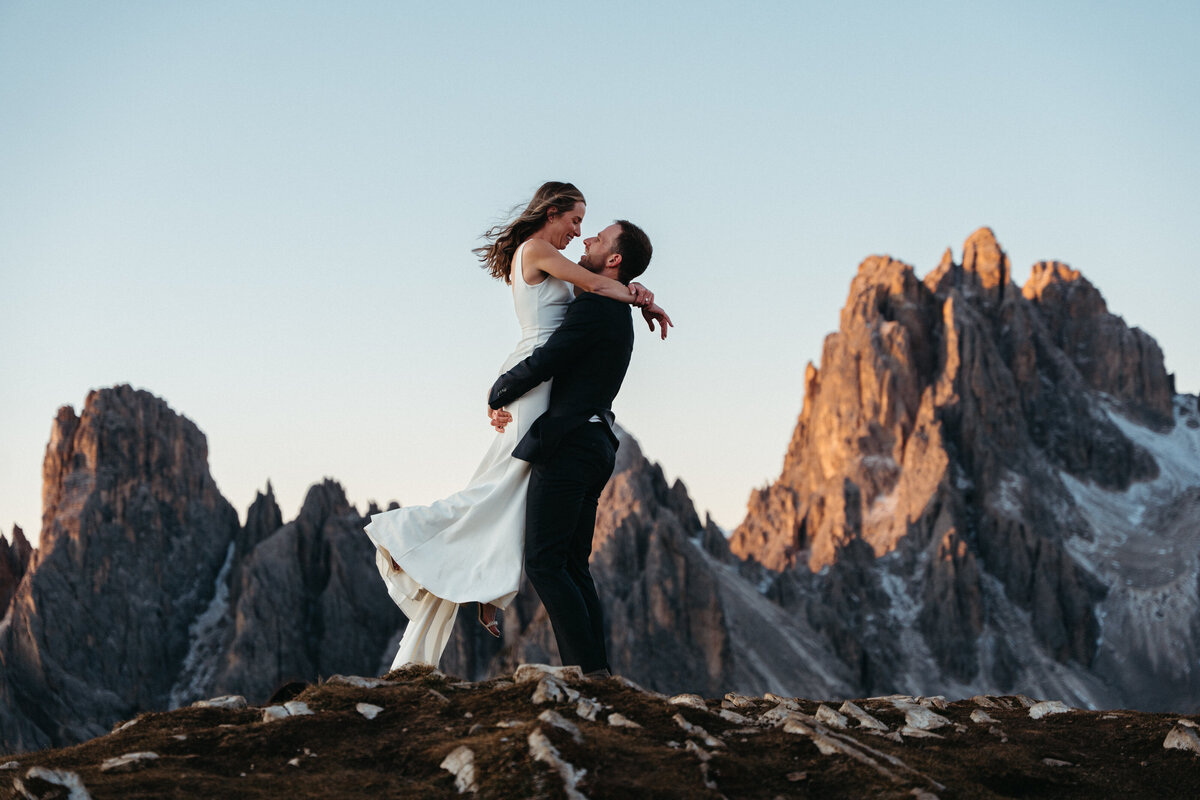 Cadini di Misurina Sunrise Elopement -28