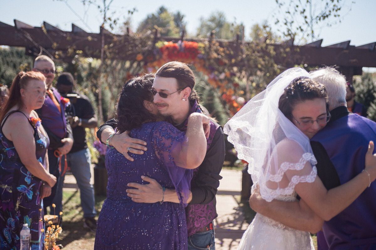 Emotional wedding moments with tears