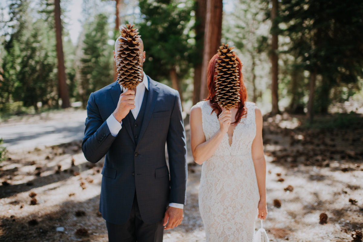 Bride and Groom North lake Tahoe CA