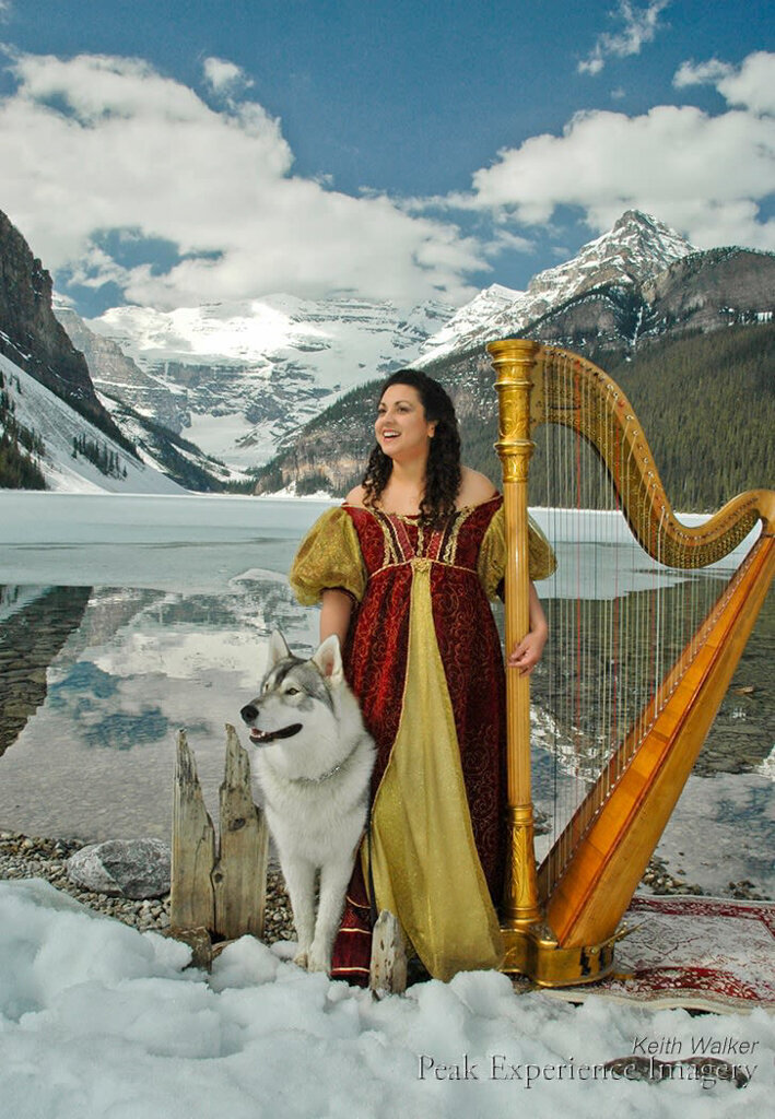 Harp Angel - Harpist, classical wedding musician based in Calgary, BC. Featured on the Brontë Bride Vendor Guide.