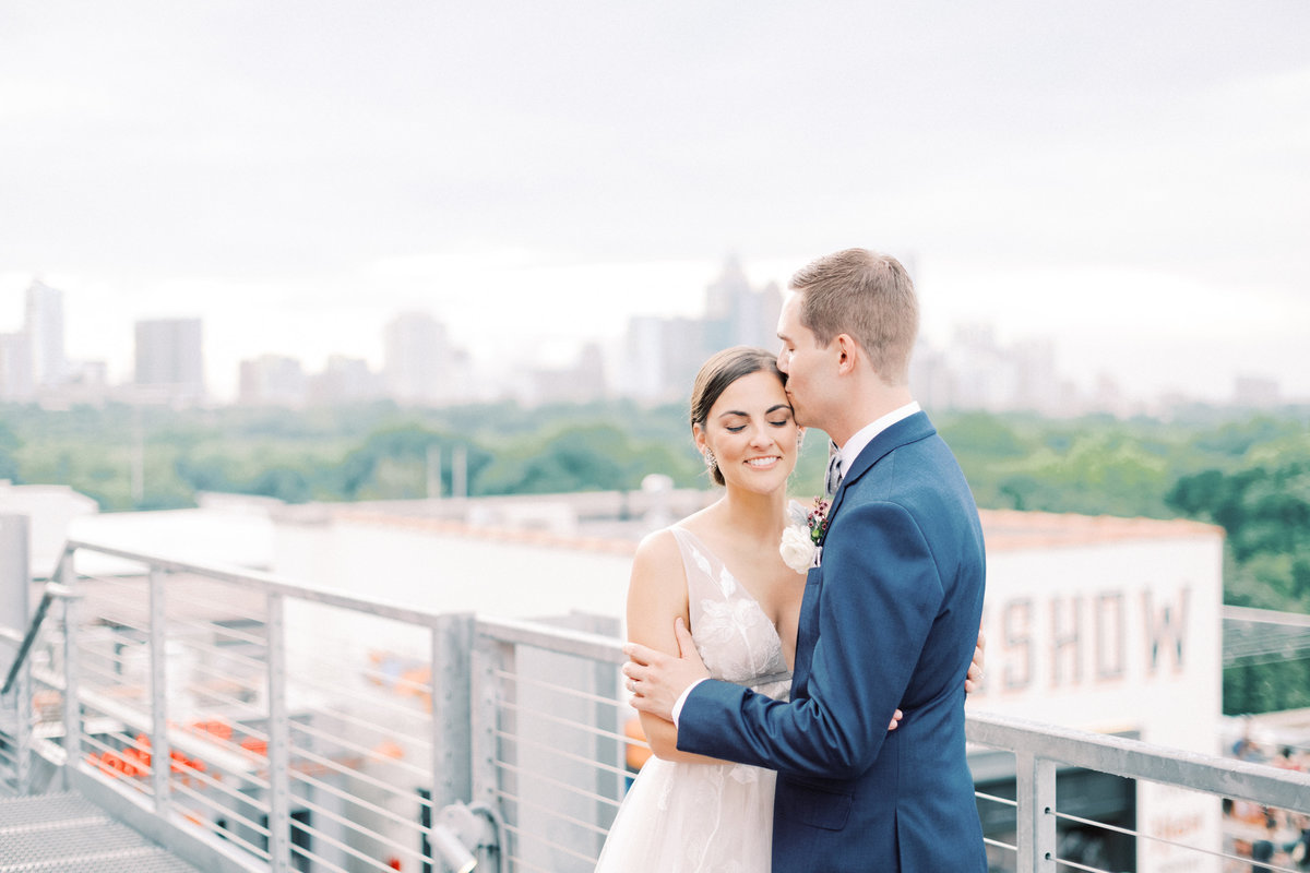 Ponce City Market Roof Top Terrace Wedding