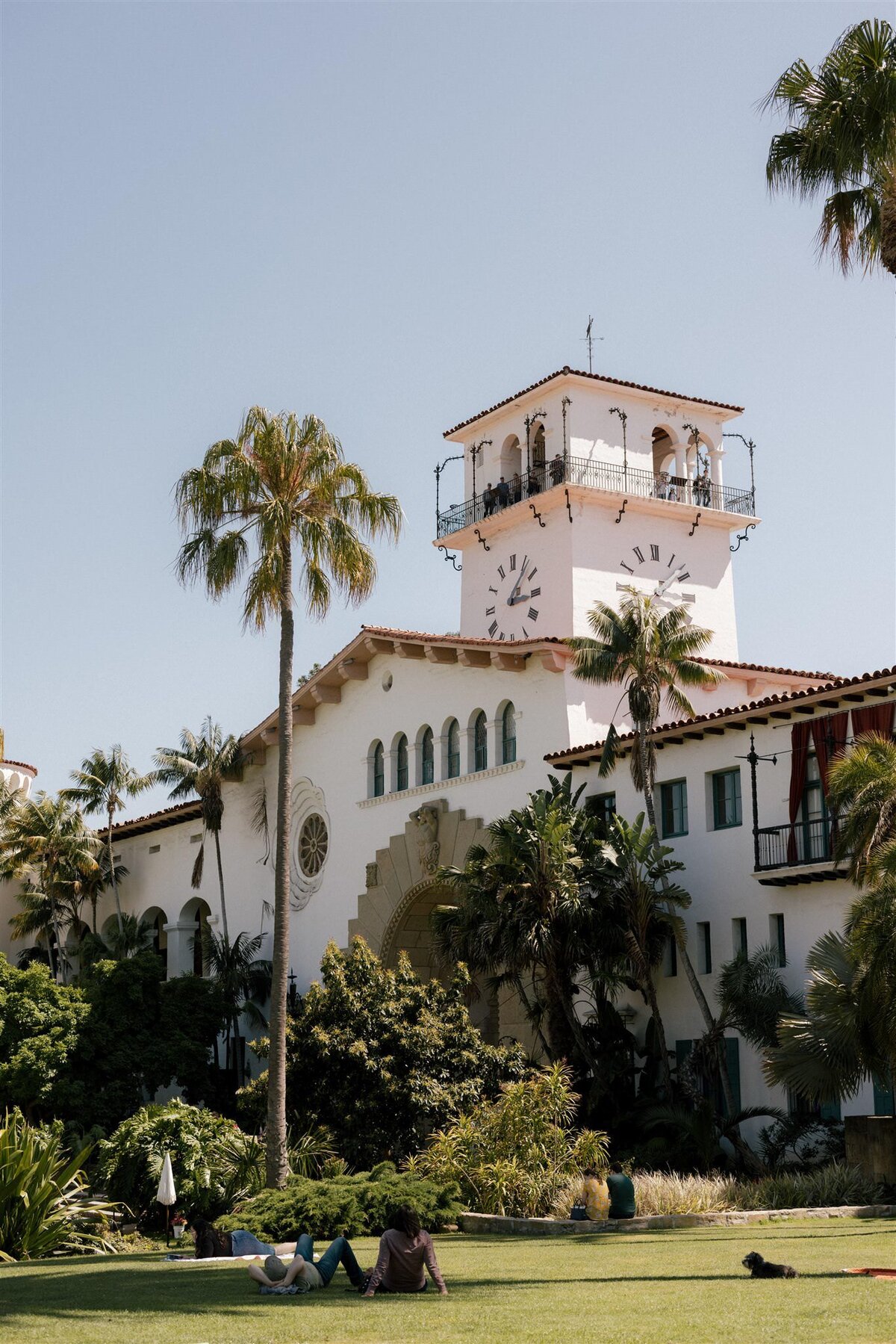 Santa Barbara Courthouse wedding ceremony - 18