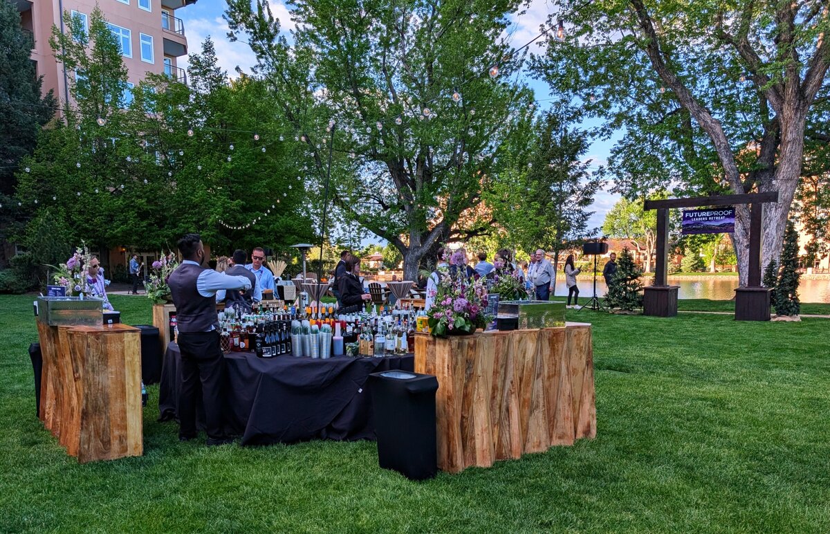 outdoor bar
