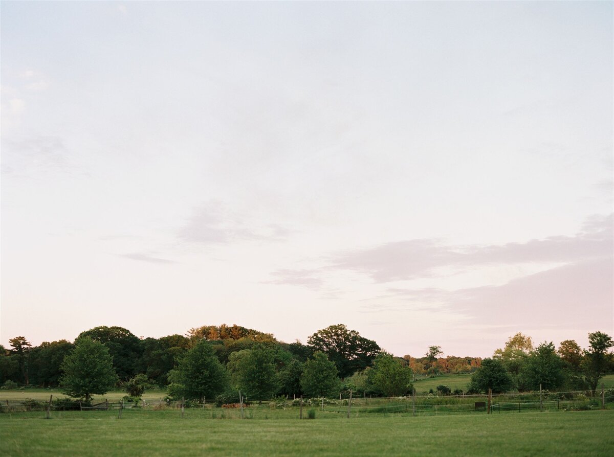 Blue, Green and White Private Estate and Tented Wedding in New England-14