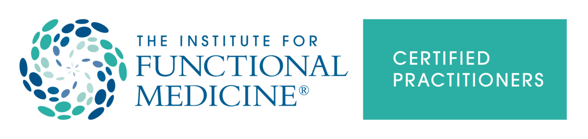This image showcases the prestigious logo of the Institute for Functional Medicine® alongside the designation 'Certified Practitioners.' It represents the high standards of expertise and knowledge in functional medicine upheld by certified professionals.