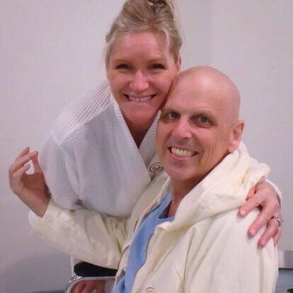 Part 3 - Eric and Phillipa Hugging Between Treatments at Sanoviv, Mexico