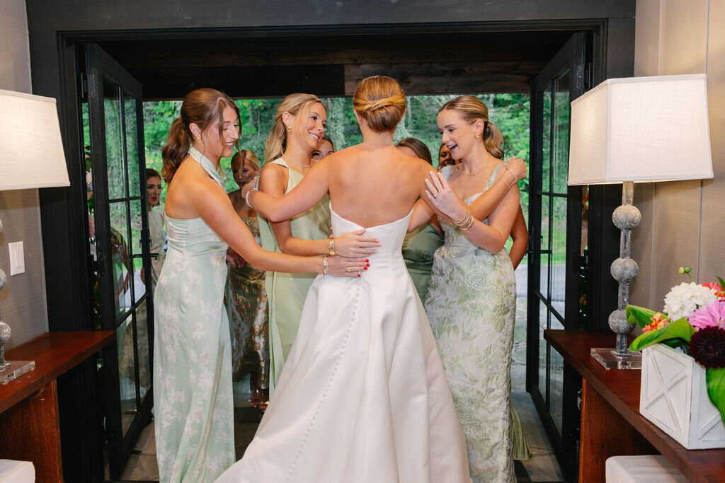 bride-first-look-with-bridesmaids-the-bascom-highlands-nc-wedding.jpg