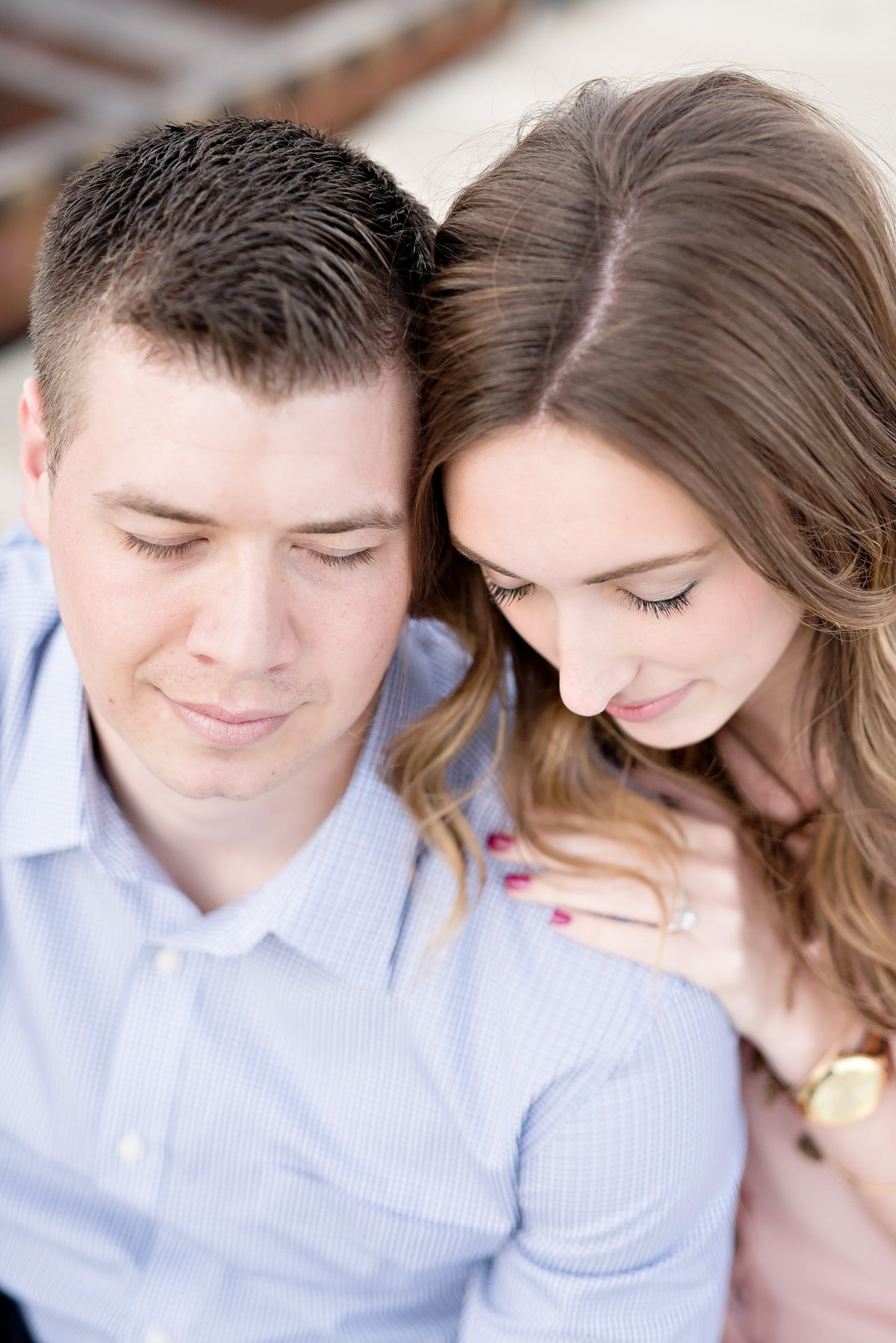 stony creek summer row boat engagement photo