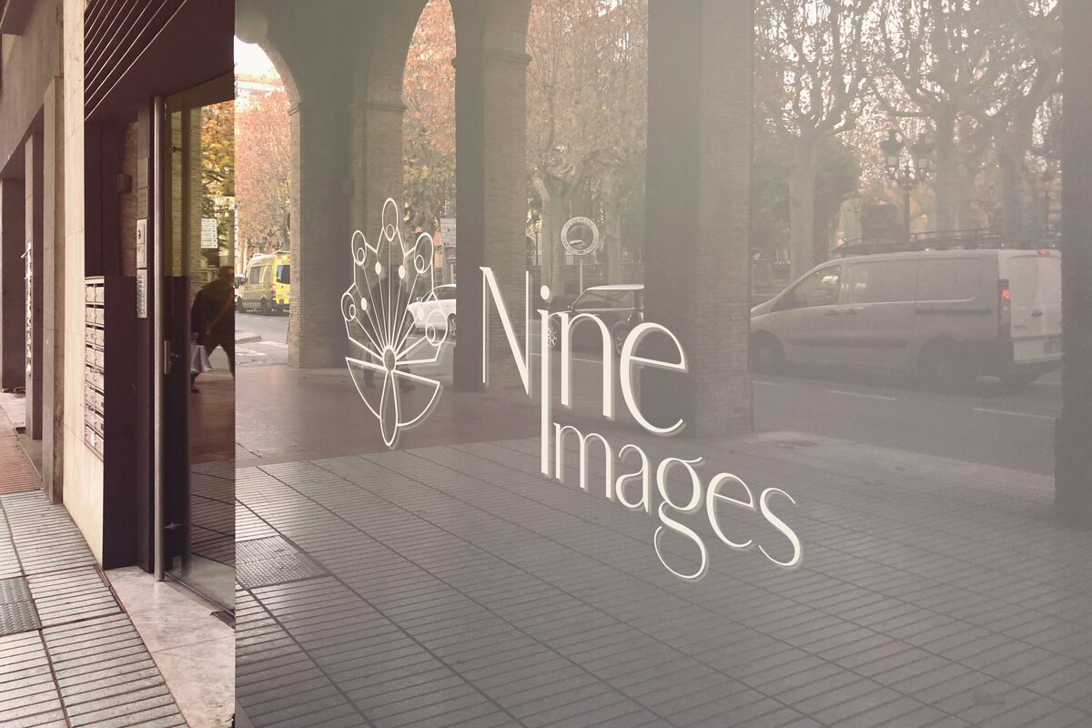 Street Glass Logo Mockup