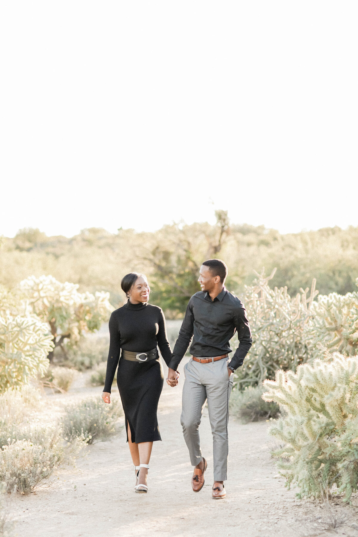 Celebrate your love with a romantic desert engagement session in Scottsdale. This gallery captures golden hour light, majestic cacti, and intimate moments that beautifully reflect the unique charm of the Sonoran Desert
