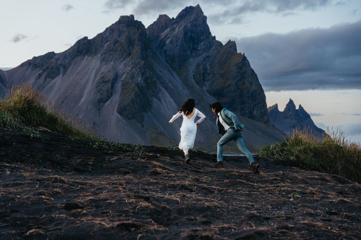 Stokksnes Beach Iceland Elopement